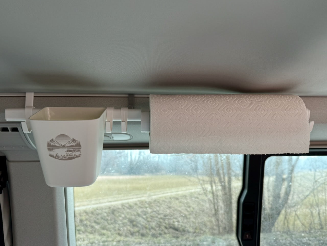 Caligustl SUNNERSTA-Halter-Set für das Original VW California Aufstelldach– Perfekte Ordnung auf kleinstem Raum!